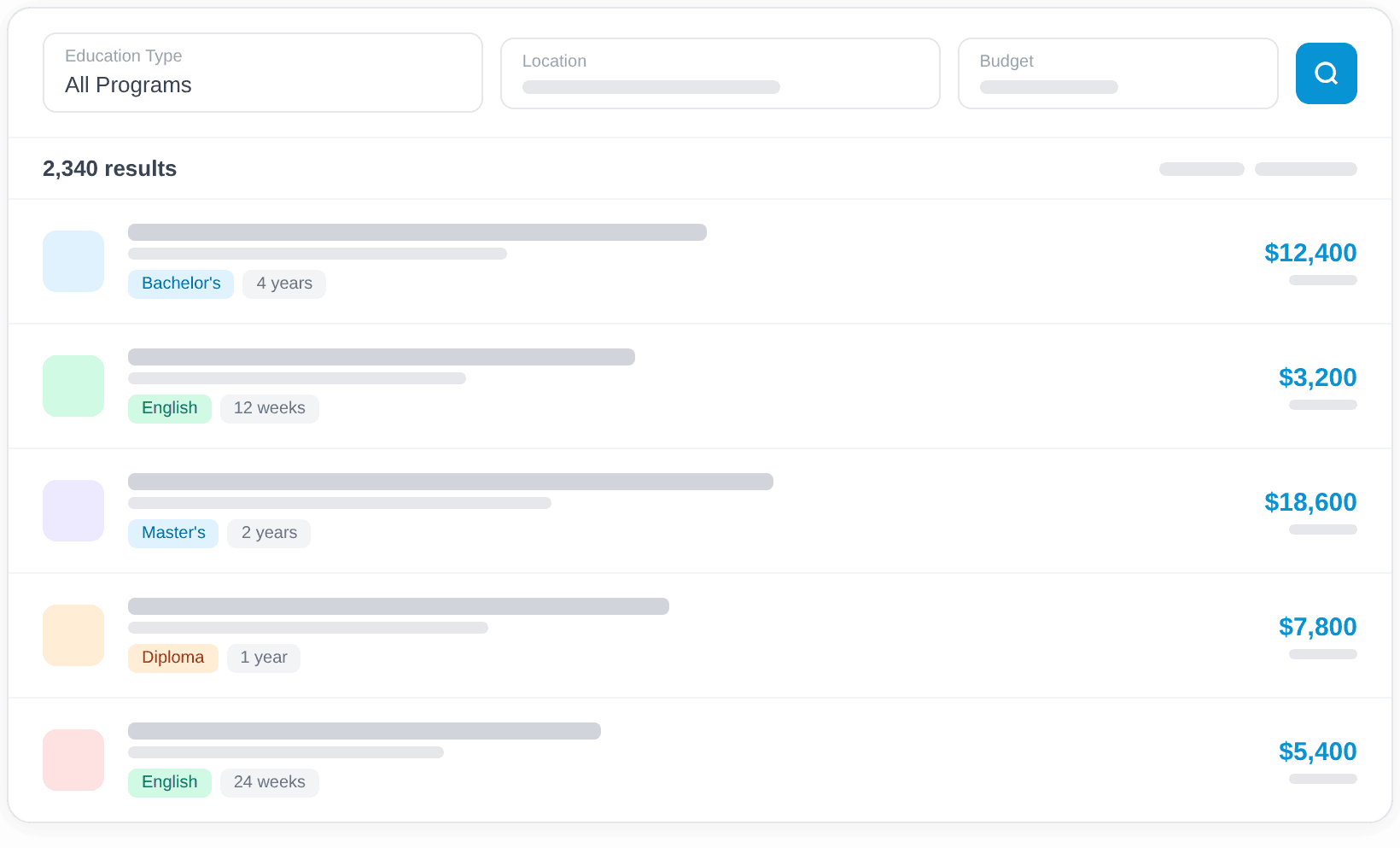 Edvisor agency platform - Search programs, build proposals, manage students