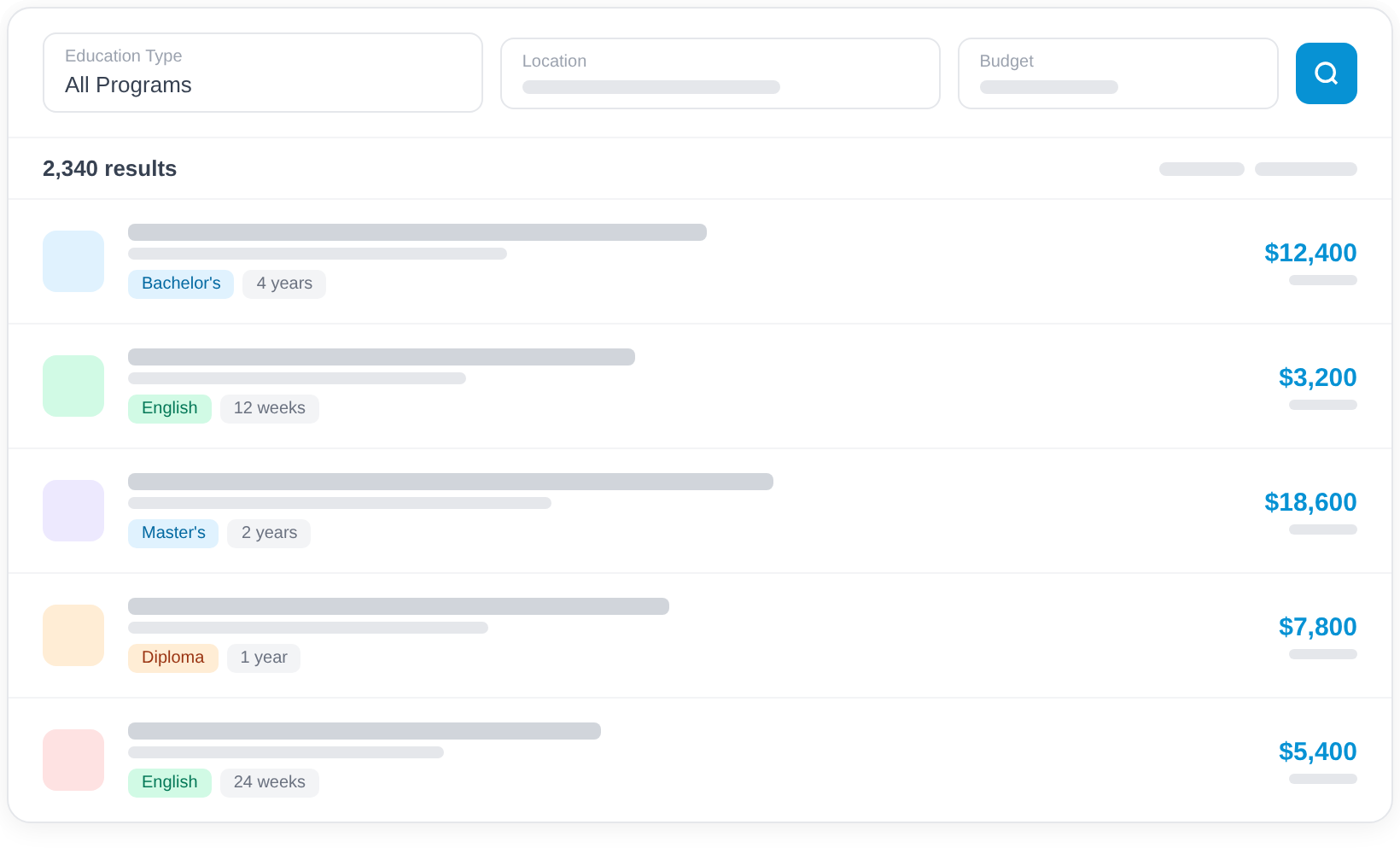 Edvisor agency platform - Search programs, build proposals, manage students