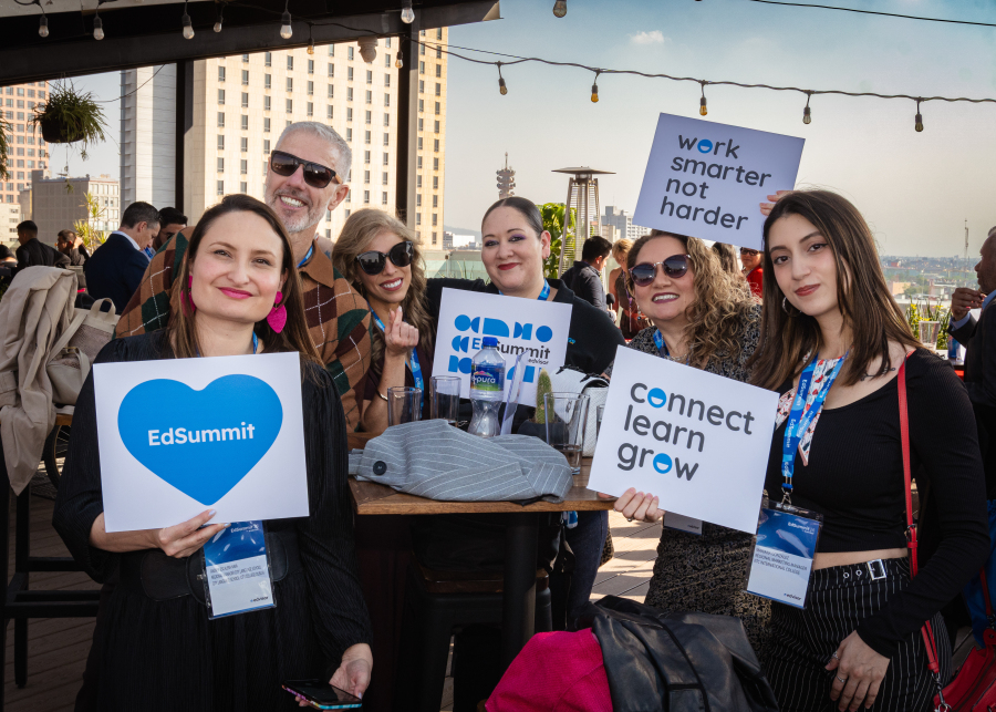 EdSummit rooftop networking